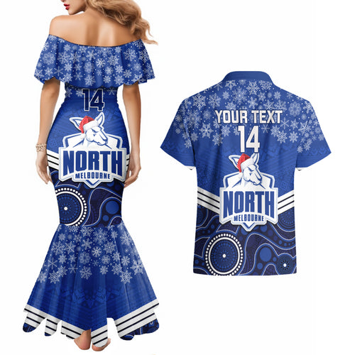 custom-north-melbourne-football-christmas-couples-matching-mermaid-dress-and-hawaiian-shirt-merry-xmas-2023-mix-aboriginal-art