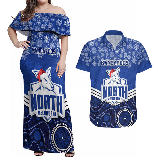 custom-north-melbourne-football-christmas-couples-matching-off-shoulder-maxi-dress-and-hawaiian-shirt-merry-xmas-2023-mix-aboriginal-art