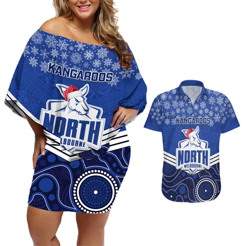 custom-north-melbourne-football-christmas-couples-matching-off-shoulder-short-dress-and-hawaiian-shirt-merry-xmas-2023-mix-aboriginal-art