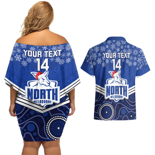 custom-north-melbourne-football-christmas-couples-matching-off-shoulder-short-dress-and-hawaiian-shirt-merry-xmas-2023-mix-aboriginal-art