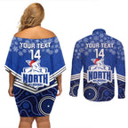 custom-north-melbourne-football-christmas-couples-matching-off-shoulder-short-dress-and-long-sleeve-button-shirt-merry-xmas-2023-mix-aboriginal-art