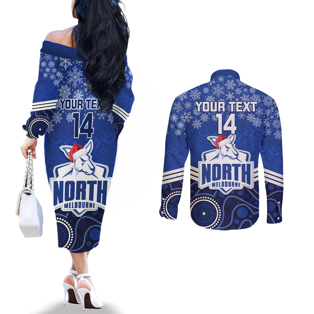 custom-north-melbourne-football-christmas-couples-matching-off-the-shoulder-long-sleeve-dress-and-long-sleeve-button-shirt-merry-xmas-2023-mix-aboriginal-art