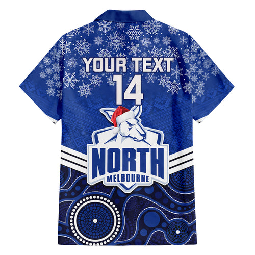 custom-north-melbourne-football-christmas-family-matching-long-sleeve-bodycon-dress-and-hawaiian-shirt-merry-xmas-2023-mix-aboriginal-art