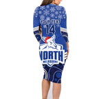 custom-north-melbourne-football-christmas-family-matching-long-sleeve-bodycon-dress-and-hawaiian-shirt-merry-xmas-2023-mix-aboriginal-art