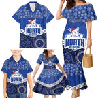 custom-north-melbourne-football-christmas-family-matching-mermaid-dress-and-hawaiian-shirt-merry-xmas-2023-mix-aboriginal-art