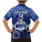 custom-north-melbourne-football-christmas-family-matching-mermaid-dress-and-hawaiian-shirt-merry-xmas-2023-mix-aboriginal-art