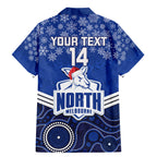 custom-north-melbourne-football-christmas-family-matching-mermaid-dress-and-hawaiian-shirt-merry-xmas-2023-mix-aboriginal-art