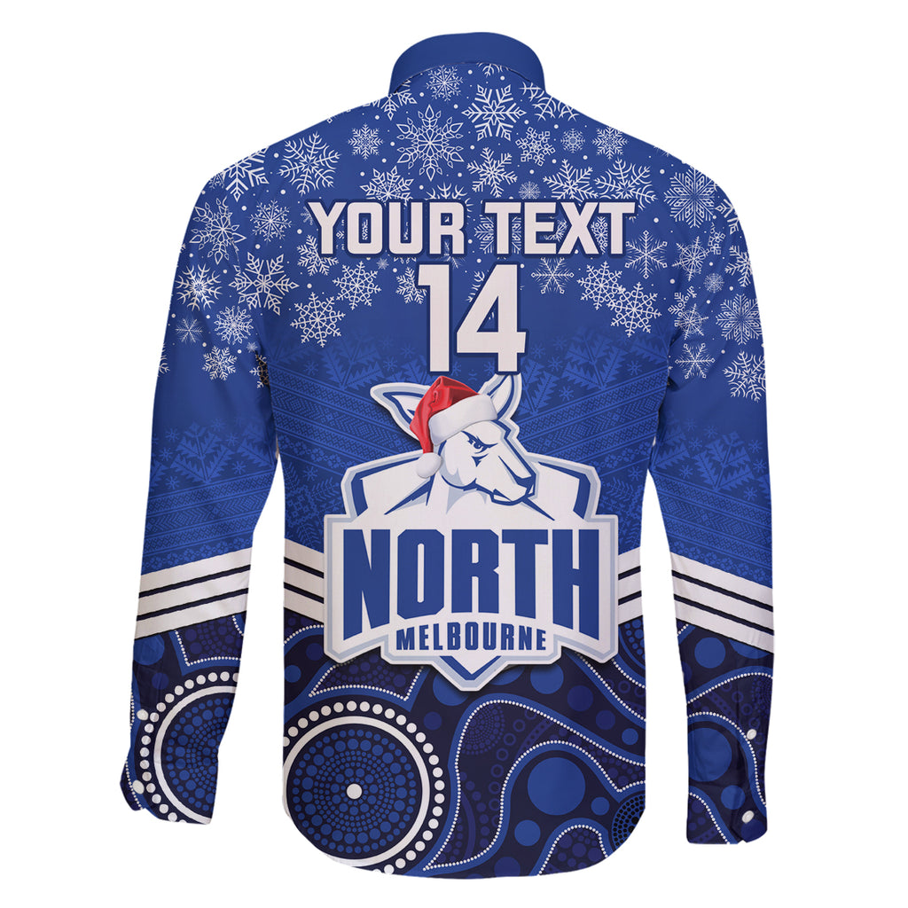 custom-north-melbourne-football-christmas-family-matching-off-shoulder-short-dress-and-hawaiian-shirt-merry-xmas-2023-mix-aboriginal-art