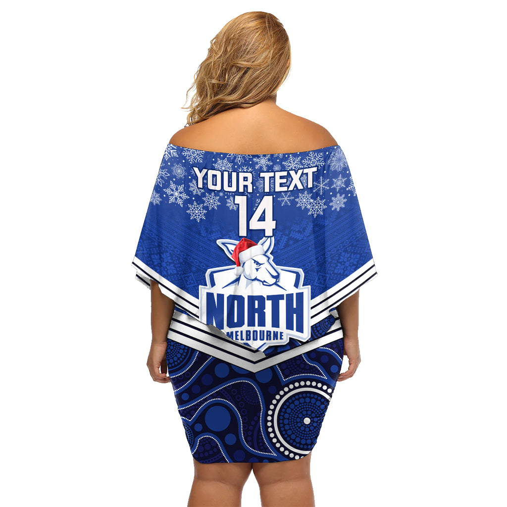 custom-north-melbourne-football-christmas-family-matching-off-shoulder-short-dress-and-hawaiian-shirt-merry-xmas-2023-mix-aboriginal-art