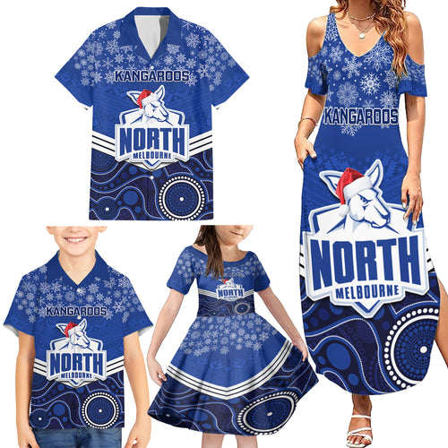 custom-north-melbourne-football-christmas-family-matching-summer-maxi-dress-and-hawaiian-shirt-merry-xmas-2023-mix-aboriginal-art