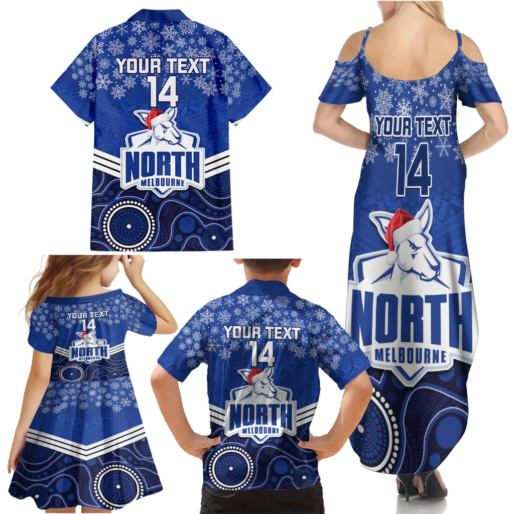 custom-north-melbourne-football-christmas-family-matching-summer-maxi-dress-and-hawaiian-shirt-merry-xmas-2023-mix-aboriginal-art