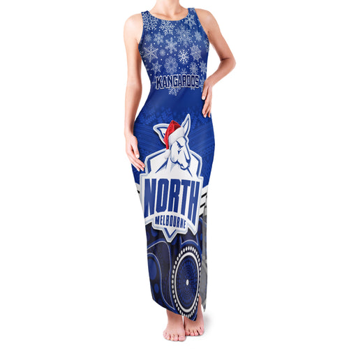 custom-north-melbourne-football-christmas-family-matching-tank-maxi-dress-and-hawaiian-shirt-merry-xmas-2023-mix-aboriginal-art