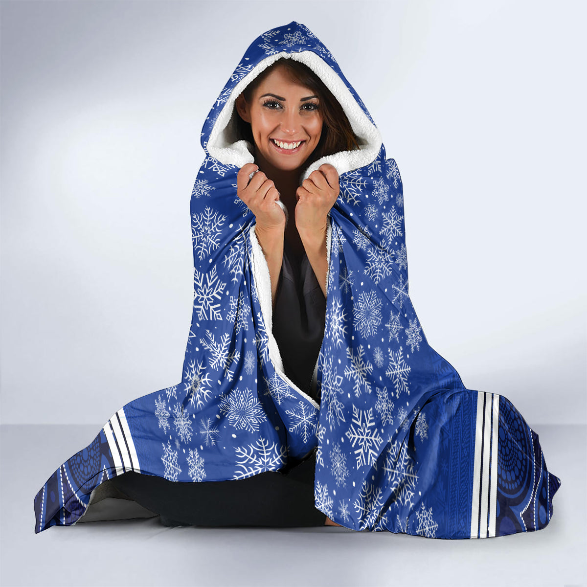 custom-north-melbourne-football-christmas-hooded-blanket-merry-xmas-2023-mix-aboriginal-art
