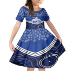 custom-north-melbourne-football-christmas-kid-short-sleeve-dress-merry-xmas-2023-mix-aboriginal-art