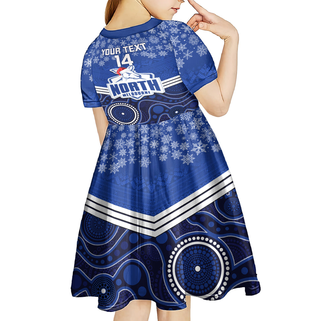 custom-north-melbourne-football-christmas-kid-short-sleeve-dress-merry-xmas-2023-mix-aboriginal-art