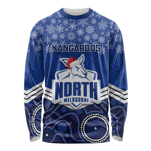 custom-north-melbourne-football-christmas-long-sleeve-shirt-merry-xmas-2023-mix-aboriginal-art