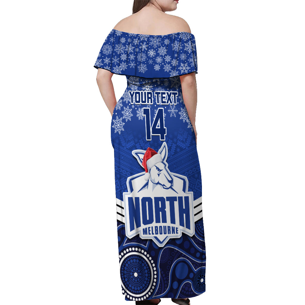 custom-north-melbourne-football-christmas-off-shoulder-maxi-dress-merry-xmas-2023-mix-aboriginal-art