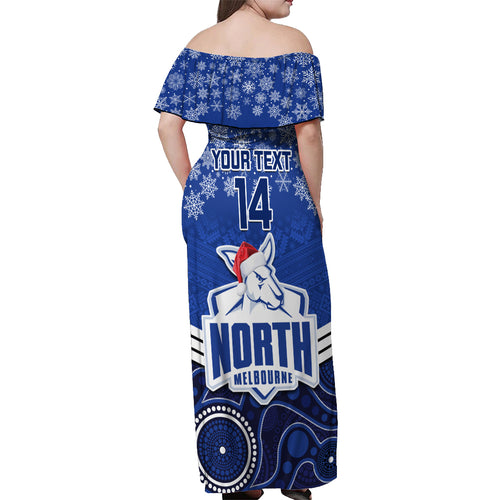 custom-north-melbourne-football-christmas-off-shoulder-maxi-dress-merry-xmas-2023-mix-aboriginal-art