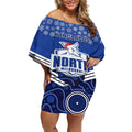 custom-north-melbourne-football-christmas-off-shoulder-short-dress-merry-xmas-2023-mix-aboriginal-art