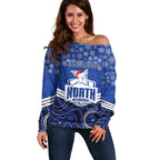 custom-north-melbourne-football-christmas-off-shoulder-sweater-merry-xmas-2023-mix-aboriginal-art