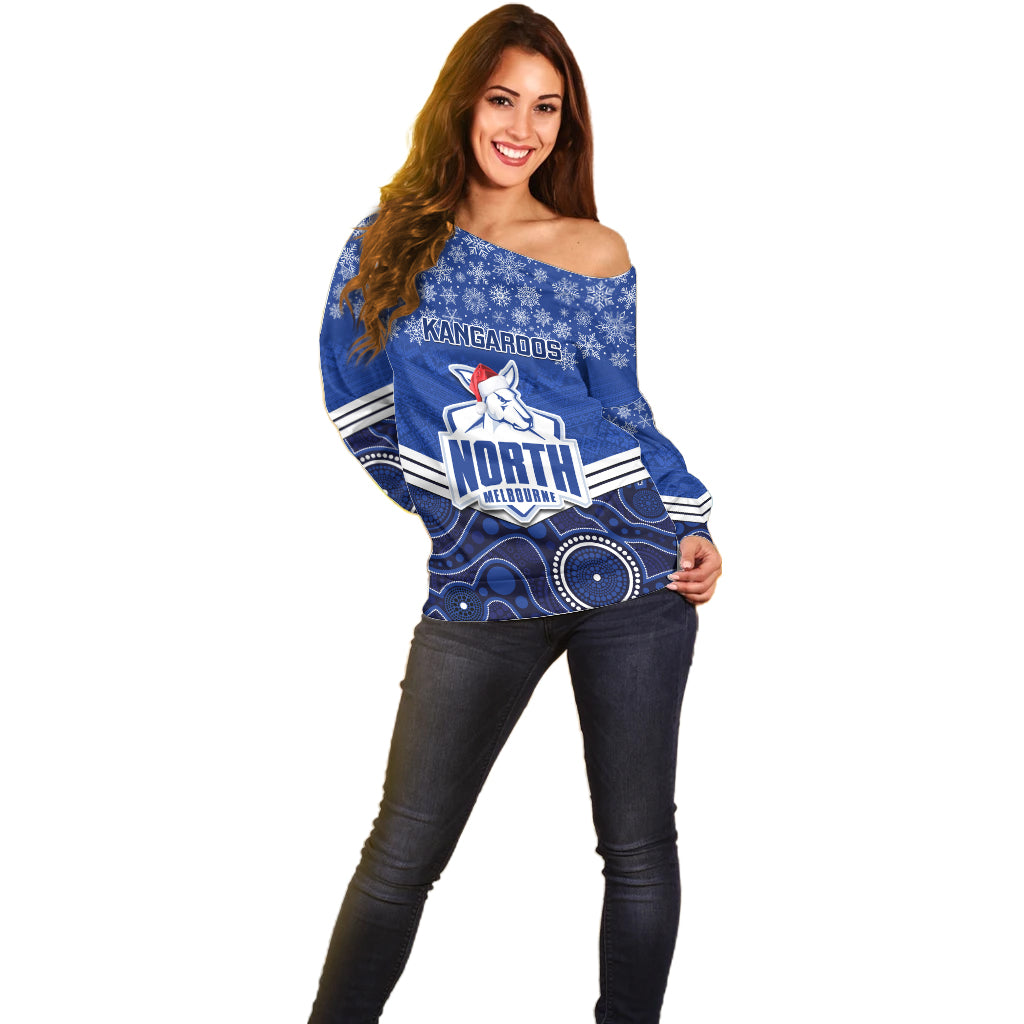 custom-north-melbourne-football-christmas-off-shoulder-sweater-merry-xmas-2023-mix-aboriginal-art