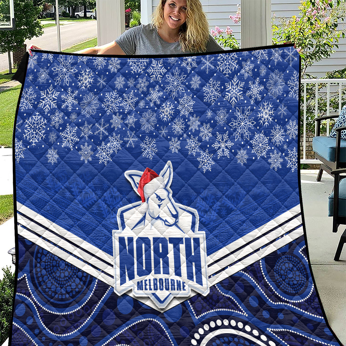 custom-north-melbourne-football-christmas-quilt-merry-xmas-2023-mix-aboriginal-art