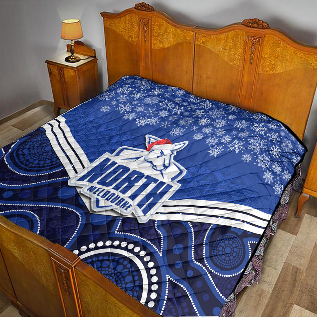 custom-north-melbourne-football-christmas-quilt-merry-xmas-2023-mix-aboriginal-art