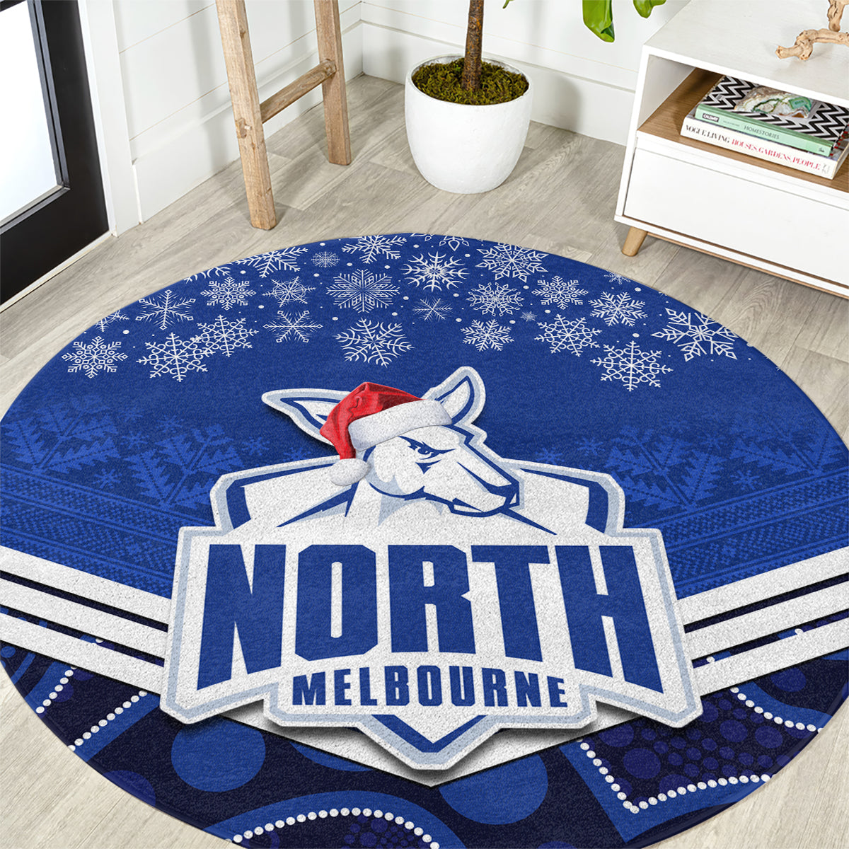 custom-north-melbourne-football-christmas-round-carpet-merry-xmas-2023-mix-aboriginal-art