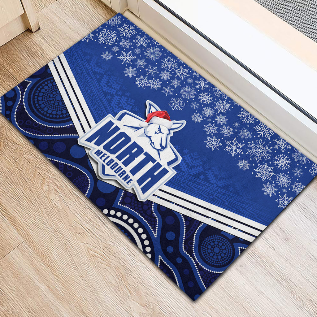 custom-north-melbourne-football-christmas-rubber-doormat-merry-xmas-2023-mix-aboriginal-art