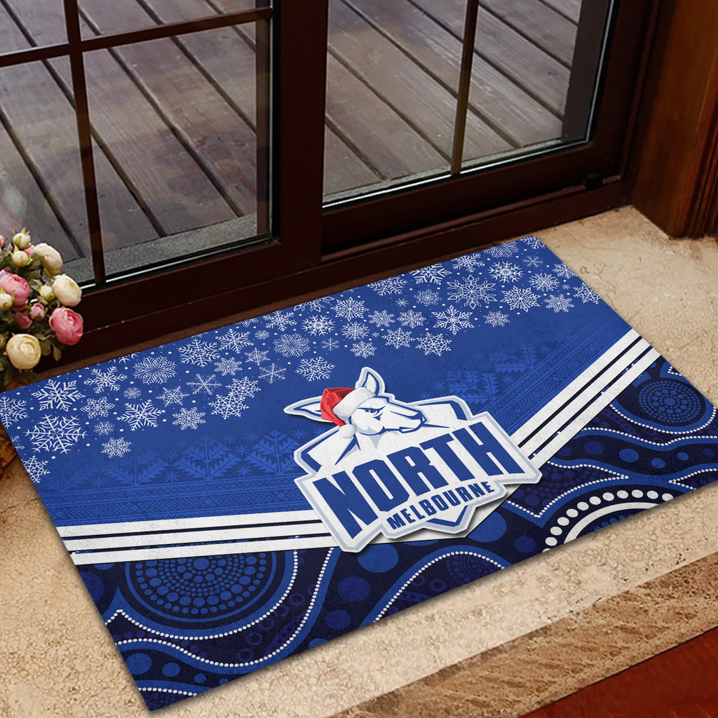 custom-north-melbourne-football-christmas-rubber-doormat-merry-xmas-2023-mix-aboriginal-art