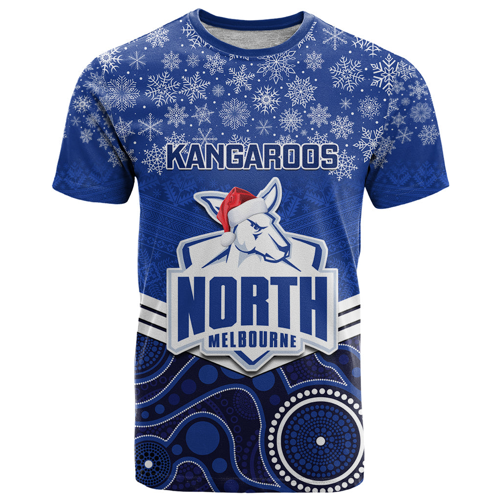 custom-north-melbourne-football-christmas-t-shirt-merry-xmas-2023-mix-aboriginal-art