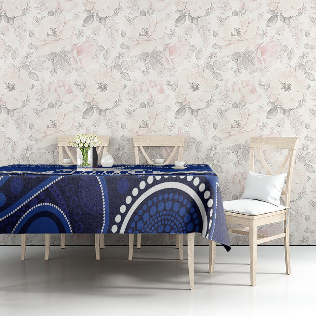 custom-north-melbourne-football-christmas-tablecloth-merry-xmas-2023-mix-aboriginal-art