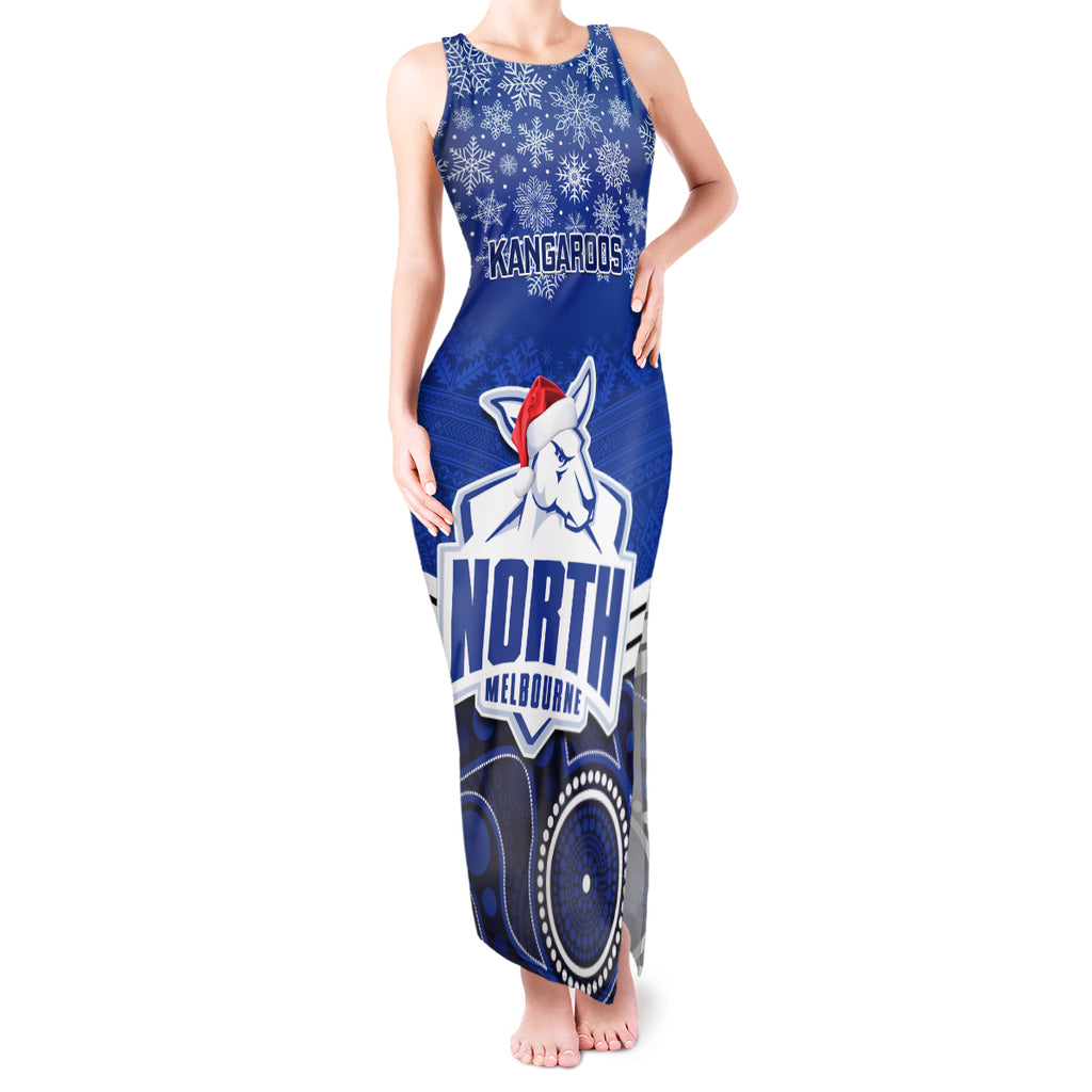 custom-north-melbourne-football-christmas-tank-maxi-dress-merry-xmas-2023-mix-aboriginal-art