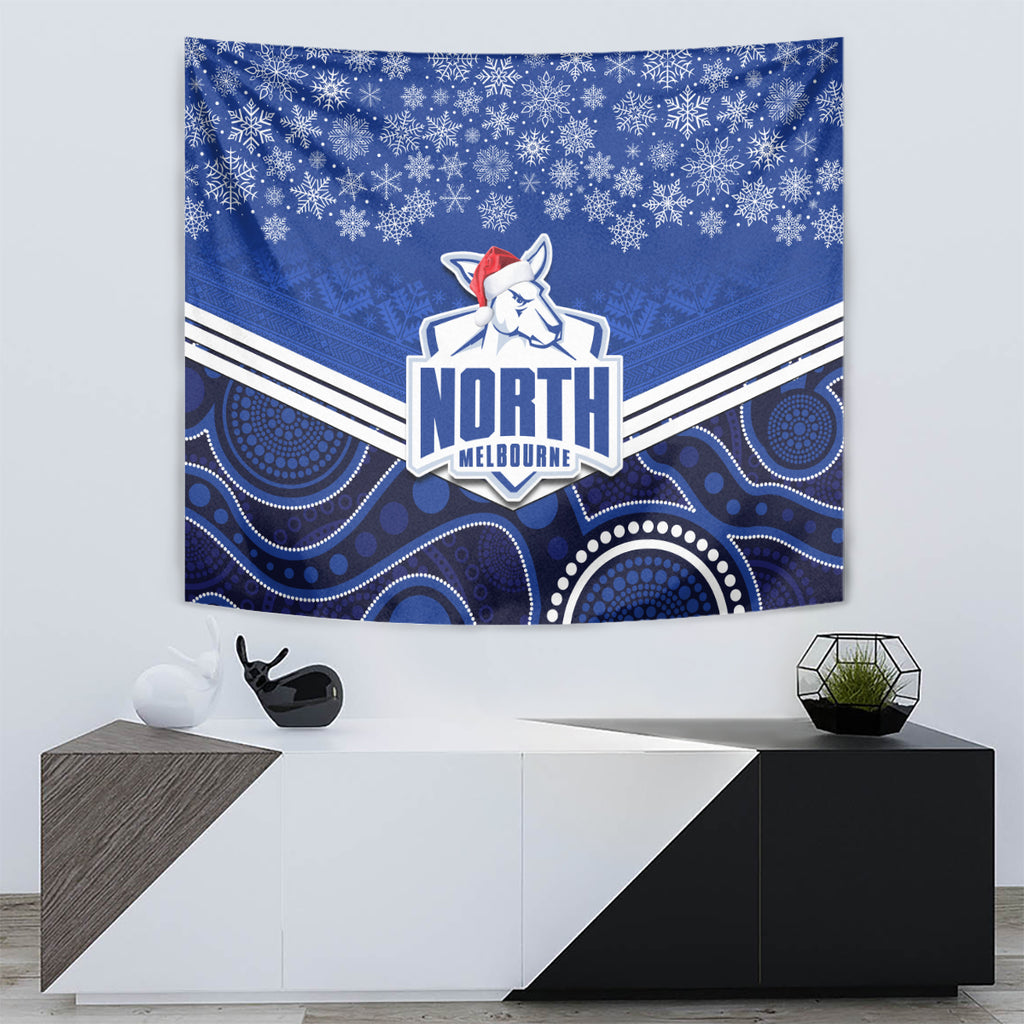 custom-north-melbourne-football-christmas-tapestry-merry-xmas-2023-mix-aboriginal-art