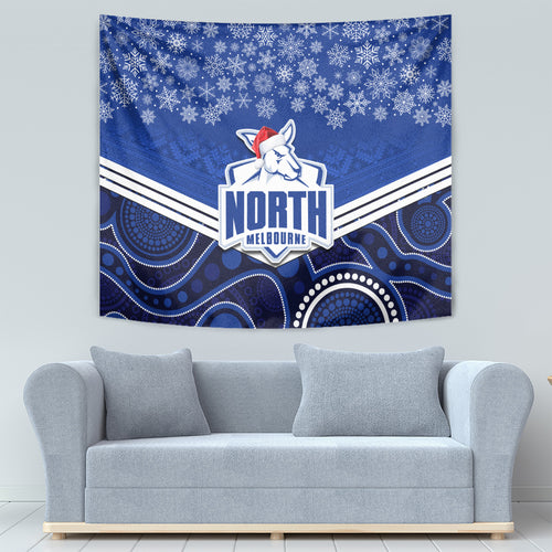 custom-north-melbourne-football-christmas-tapestry-merry-xmas-2023-mix-aboriginal-art