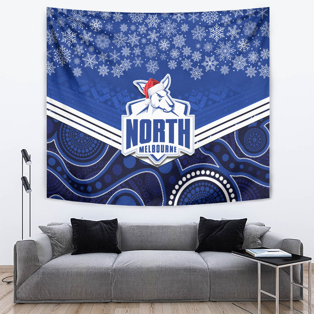 custom-north-melbourne-football-christmas-tapestry-merry-xmas-2023-mix-aboriginal-art
