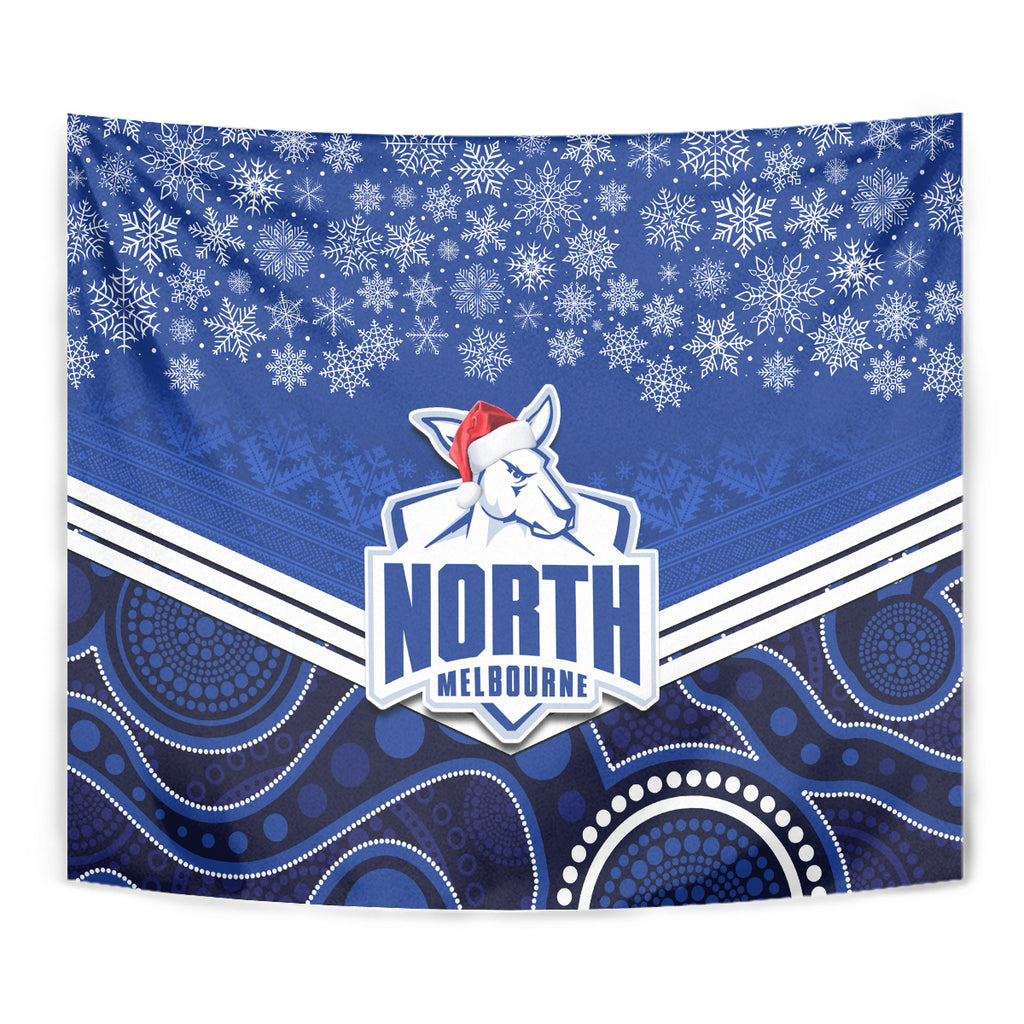 custom-north-melbourne-football-christmas-tapestry-merry-xmas-2023-mix-aboriginal-art