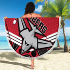custom-essendon-football-christmas-beach-blanket-merry-xmas-2023-mix-aboriginal-art
