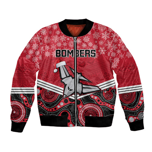 custom-essendon-football-christmas-bomber-jacket-merry-xmas-2023-mix-aboriginal-art