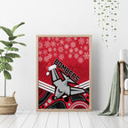 custom-essendon-football-christmas-canvas-wall-art-merry-xmas-2023-mix-aboriginal-art