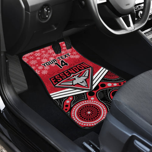 custom-essendon-football-christmas-car-mats-merry-xmas-2023-mix-aboriginal-art