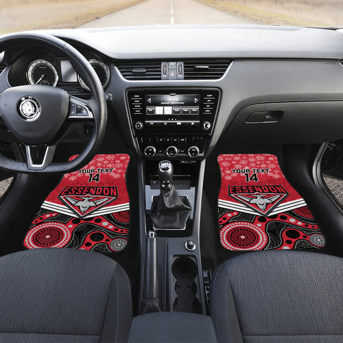 custom-essendon-football-christmas-car-mats-merry-xmas-2023-mix-aboriginal-art