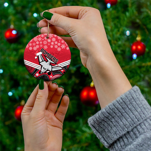 essendon-football-christmas-ceramic-ornament-merry-xmas-2023-mix-aboriginal-art