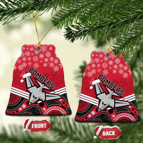 essendon-football-christmas-ceramic-ornament-merry-xmas-2023-mix-aboriginal-art