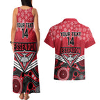 custom-essendon-football-christmas-couples-matching-tank-maxi-dress-and-hawaiian-shirt-merry-xmas-2023-mix-aboriginal-art