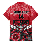 custom-essendon-football-christmas-family-matching-mermaid-dress-and-hawaiian-shirt-merry-xmas-2023-mix-aboriginal-art
