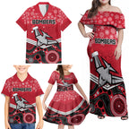 custom-essendon-football-christmas-family-matching-off-shoulder-maxi-dress-and-hawaiian-shirt-merry-xmas-2023-mix-aboriginal-art