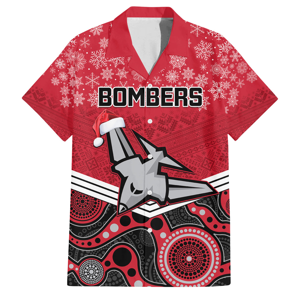 custom-essendon-football-christmas-family-matching-off-shoulder-short-dress-and-hawaiian-shirt-merry-xmas-2023-mix-aboriginal-art