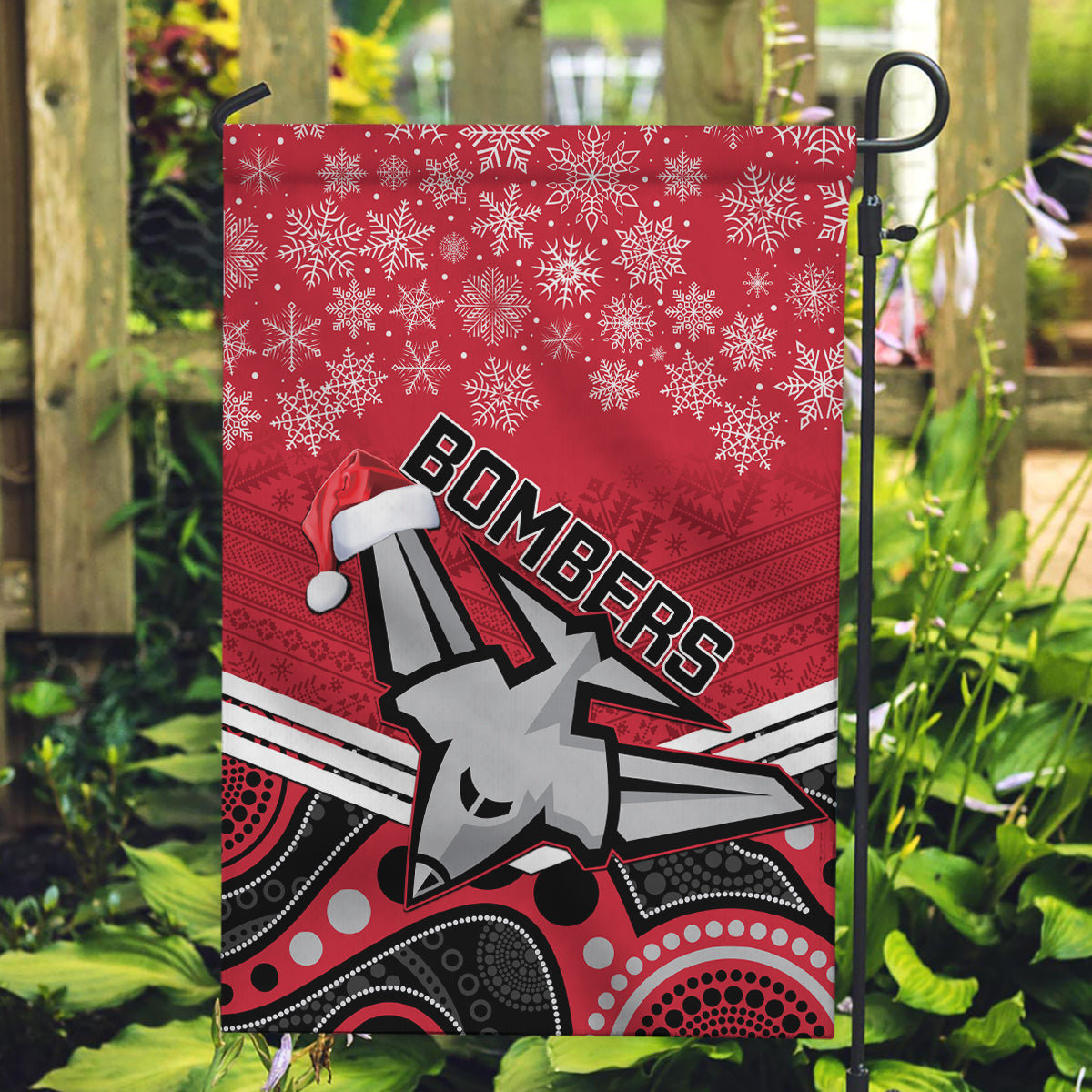 custom-essendon-football-christmas-garden-flag-merry-xmas-2023-mix-aboriginal-art