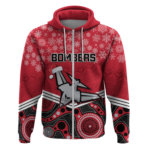 custom-essendon-football-christmas-hoodie-merry-xmas-2023-mix-aboriginal-art